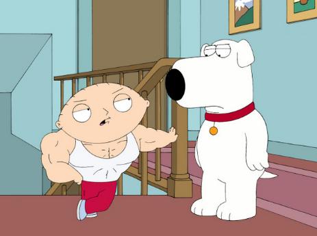 Family stewie on steroids
